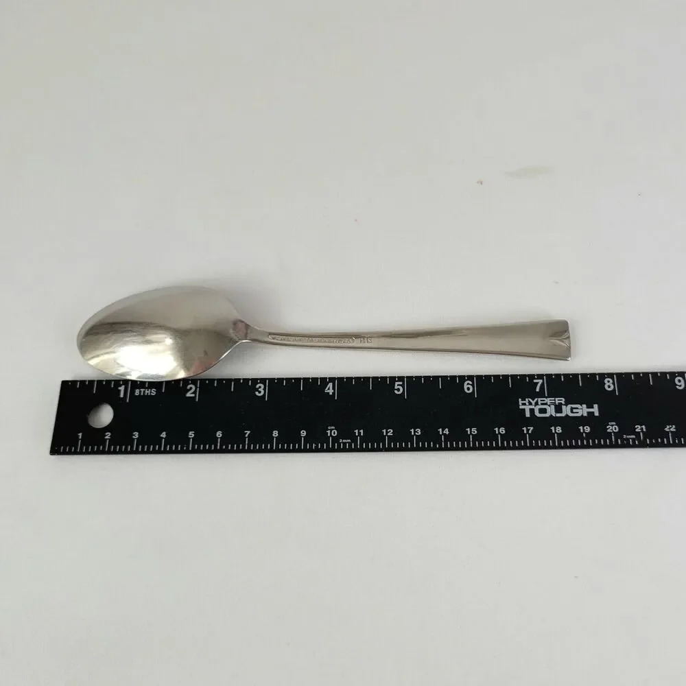 International Silver Rogers Grypsholm Stainless Flatware Set 5 Oval Soup Spoons